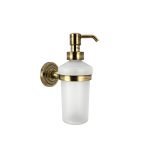 308.00.66 Dispenser Υγρού Σαπουνιού BRASS - Oxyde 70x110x180 - 250ml by Verdi
