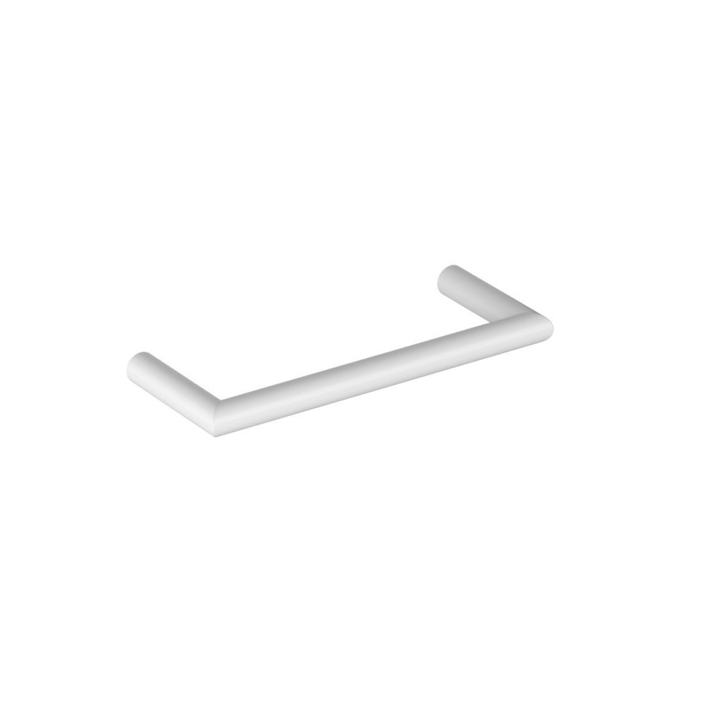 09_lamda_towel_bar_chrome_b_white_mat-1024x1024 301.23.01 Κρίκος Διπλής Στήριξης Lamda - White Mat 220x85x18 by Verdi - Image 1