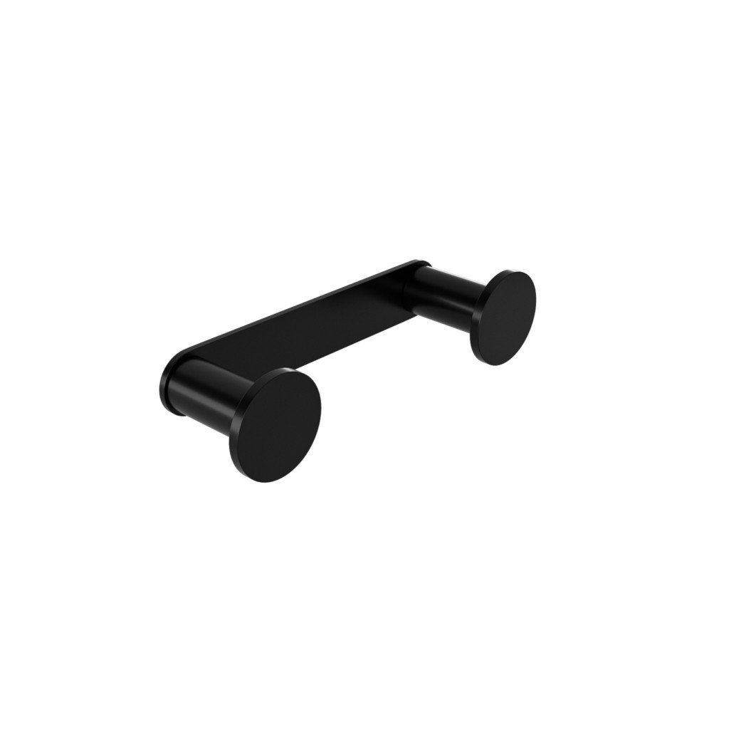 09_omicron_double_robe_hook_black-1024x1024 302.22.05 Διπλό Άγκιστρο Omicron - Black Mat 110x35x28 by Verdi - Image 1