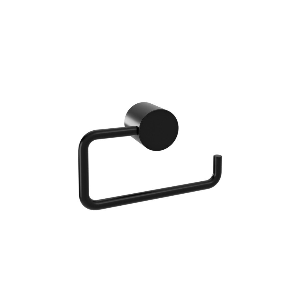 10_lamda_toilet_roll_holder_black_mat-1024x1024 301.04.05 Χαρτοθήκη Lamda - Black Mat 140x40x95 by Verdi - Image 1
