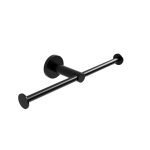 303.34.05 Διπλή Χαρτοθήκη Sigma - Black Mat 235x77x44 by Verdi