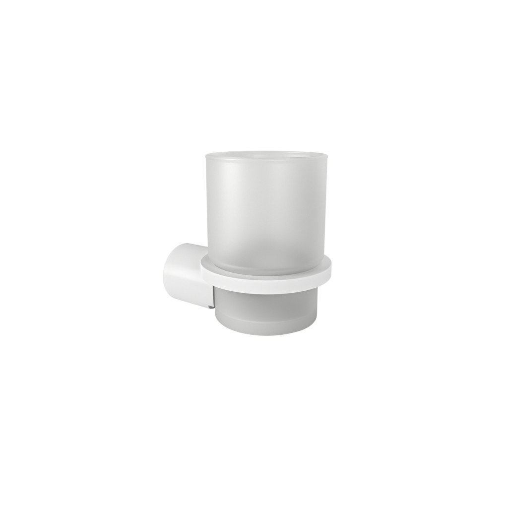 11_lamda_tumbler_holder_white-1024x1024 301.05.01 Ποτηροθήκη Lamda - White Mat 75x105x95 by Verdi - Image 1