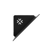 723.12.05 Σπογγοθήκη Γωνιακή Πρόσοψης /12cm Strantza – Black Mat 283x217x142 by Verdi - Image 2