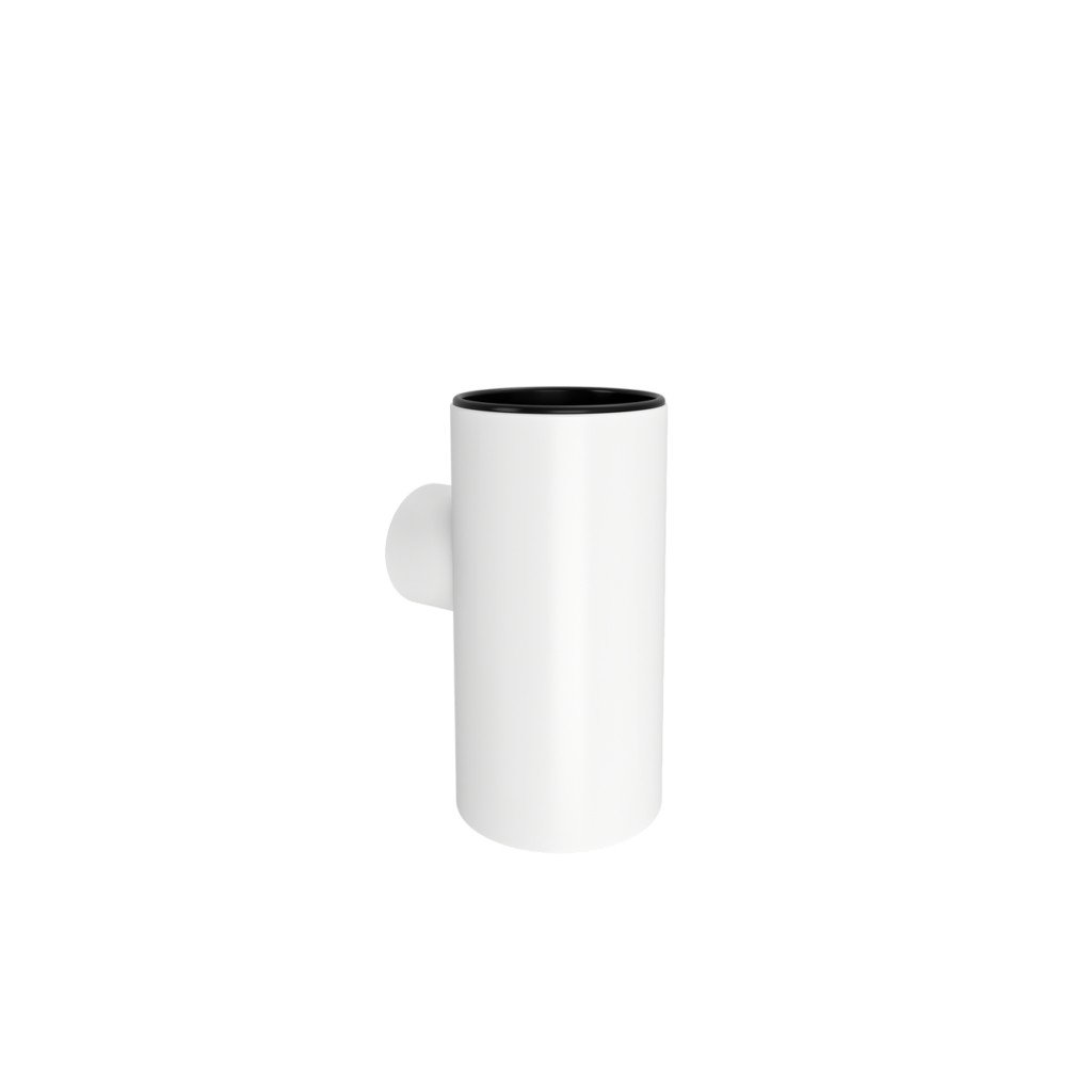 14_lamda_tumbler_solid_white-1024x1024 301.15.01 Μεταλλική Ποτηροθήκη Lamda - White Mat 60x75x120 by Verdi - Image 1