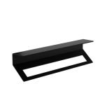 723.15.05 Πετσετοθήκη Με Ράφι Strantza – Black Mat 600x95x144 by Verdi