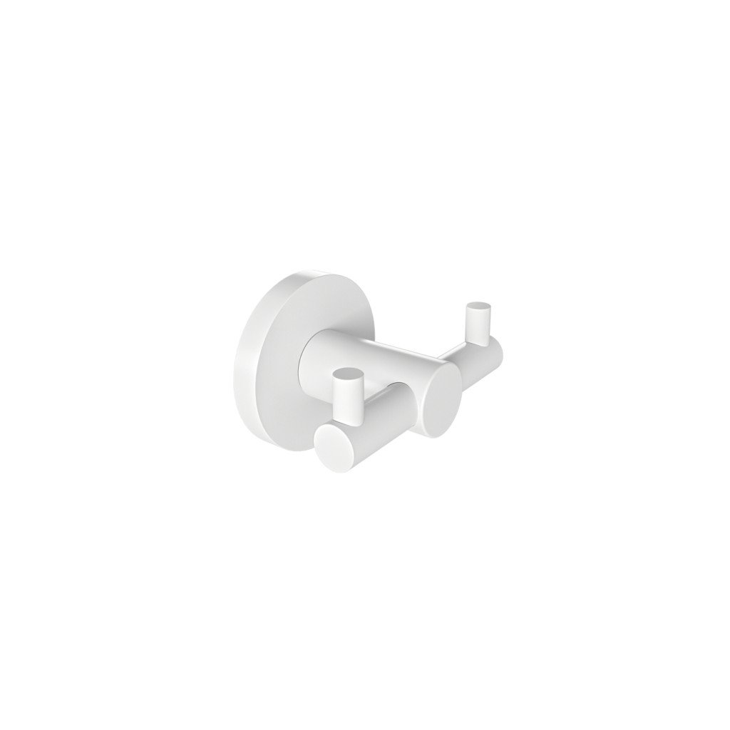 17_sigma_double_robe_hook_b_white-1024x1024 303.22.01 Διπλό Άγκιστρο /Β Sigma - White Mat 50x42x44 by Verdi - Image 1