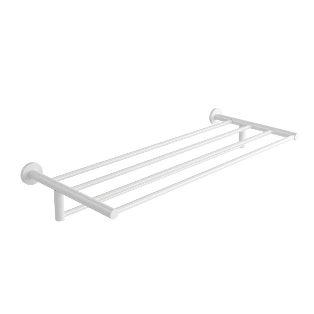 21_sigma_towel_rack_white_mat-1024x1024 303.38.01 Ραφιέρα Sigma - White Mat 600x250x90 by Verdi - Image 1