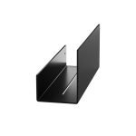 723.34.05 Ράφι Ψηλής Πρόσοψης Με Αποστράγγιση Strantza – Black Mat 300x93x120 by Verdi - Image 2