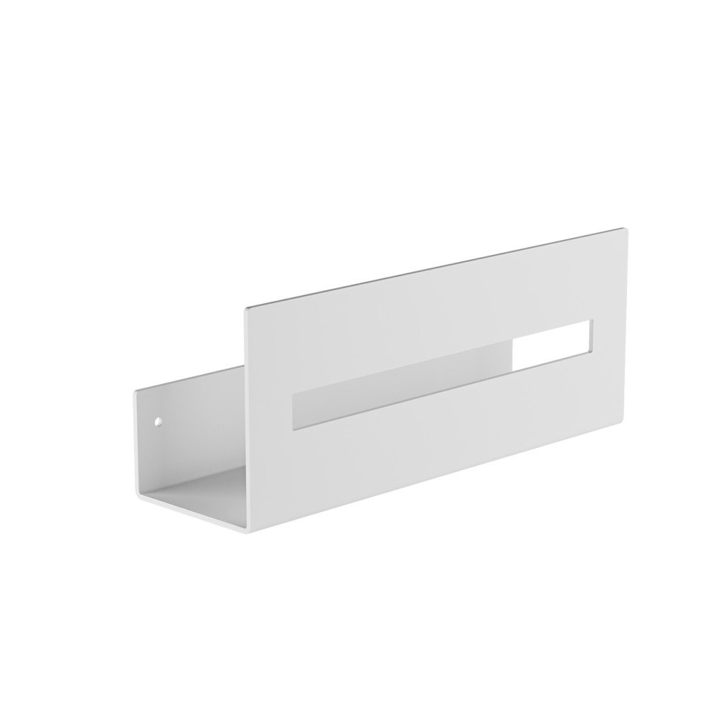 31_shelf_high_ledger_window_white-1024x1024 723.37.05 Ράφι Ψηλής Διάτρητης Πρόσοψης Strantza – White Mat 300x93x120 by Verdi - Image 1