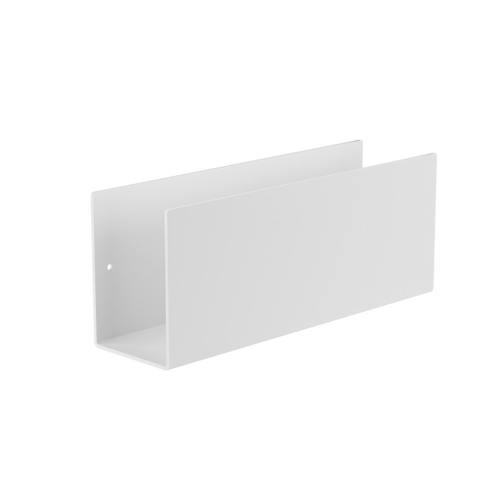 32_Shelf_high_ledger_white-1024x1024 723.38.05 Ράφι Ψηλής Πρόσοψης Strantza – White Mat 300x80x120 by Verdi - Image 1