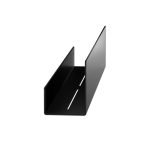 723.36.05 Ράφι Ψηλής Πρόσοψης Με Αποστράγγιση Strantza – Black Mat 700x93x120 by Verdi - Image 2