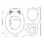 Tiger Scaffold Wood Look Καπάκι Λεκάνης MDF Oak 252022546 - Image 9