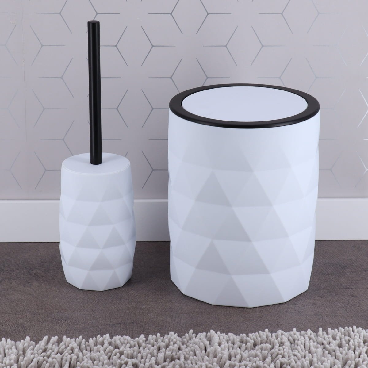 65138100 Σετ καλάθι μπάνιου 6 λίτρα abs Eurocasa - Image 1