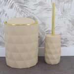 Σετ καλάθι μπάνιου 6 λίτρα με πιγκάλ abs Eurocasa