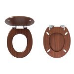 Tiger Douglas Καπάκι Λεκάνης MDF Walnut 800612 - Image 4