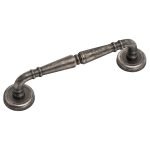 Roline Κ381 Λαβή Εξώπορτας από Ορείχαλκο Old Silver με Kέντρα 202mm