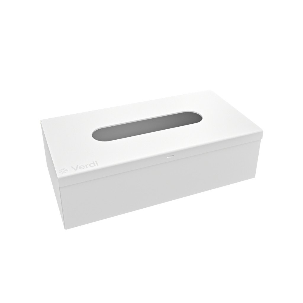 Tissue_box_L_white_mat-1024x1024 504.08.01 ΘΗΚΗ ΓΙΑ ΧΑΡΤΟΜΑΝΤΙΛΑ 255x135x75 White Mat - Image 1