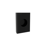 504.28.05 ΘΗΚΗ ΓΙΑ ΣΑΚΟΥΛΕΣ ΥΓΙΕΙΝΗΣ 100x25x143 Black Mat