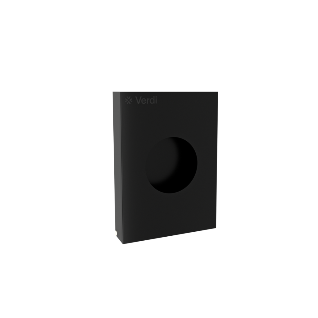 Tissue_box_S_black_mat-1024x1024 504.28.05 ΘΗΚΗ ΓΙΑ ΣΑΚΟΥΛΕΣ ΥΓΙΕΙΝΗΣ 100x25x143 Black Mat - Image 1