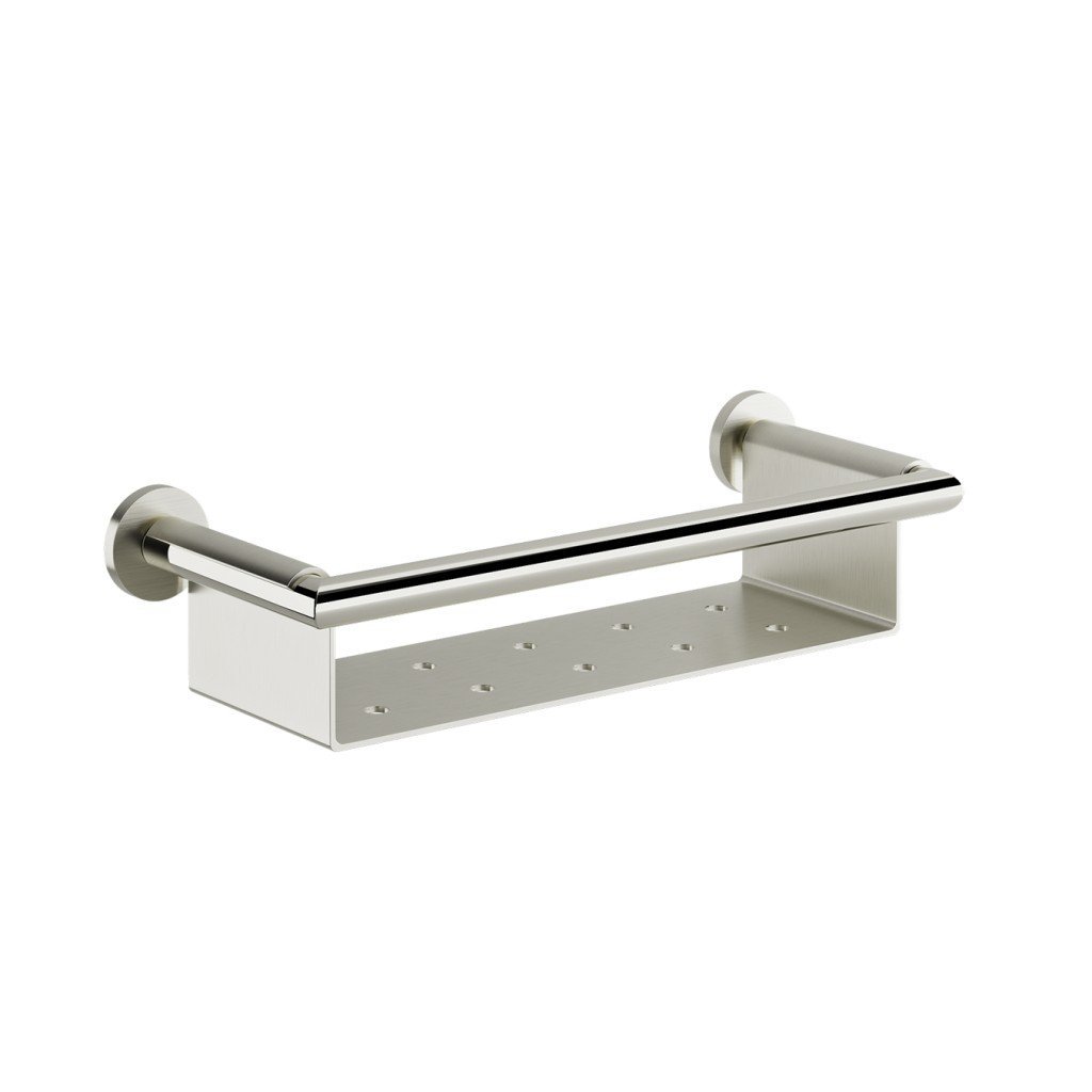 Verdi_Pop_Shower_Shelf_Nickel-brushed-copy-1024x1024 302.47.78 Μπουκαλοθήκη Omicron - Nickel Mat 340x130x80 by Verdi - Image 1