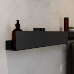 723.35.05 Ράφι Ψηλής Πρόσοψης Με Αποστράγγιση Strantza – Black Mat 500x93x120 by Verdi - Image 3