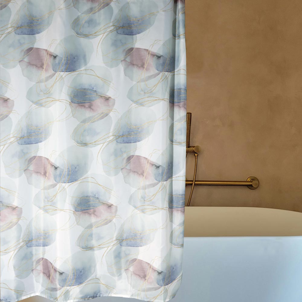 kourtina-01 ΚΟΥΡΤΙΝΑ ΜΠΑΝΙΟΥ LUXEMARBLE 180(Μ)X180(Υ) - Image 1