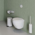 723.02.05 Χαρτοθήκη Με Ράφι Strantza – Black Mat 330x110x60 by Verdi - Image 2