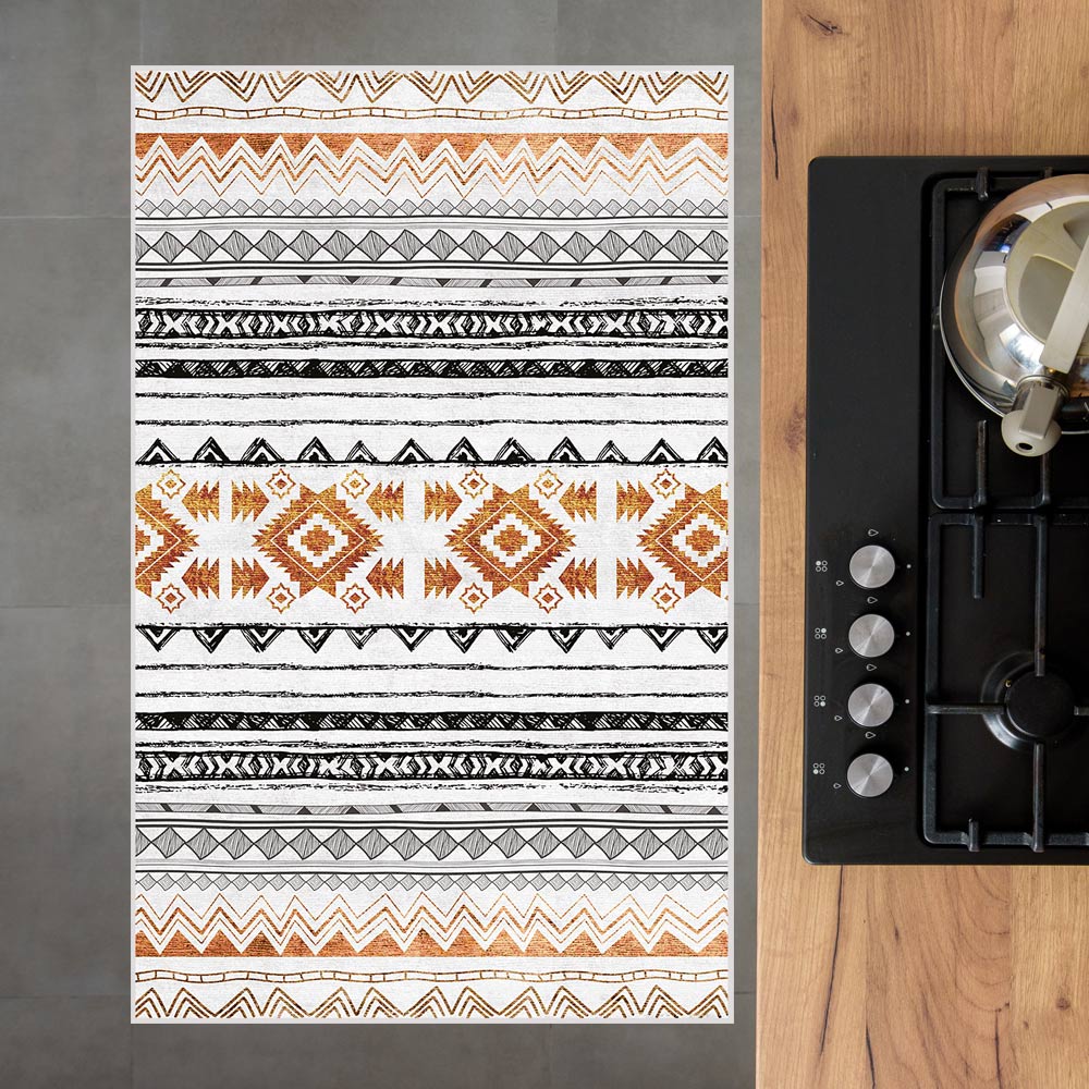 xali-ethnik-orange-70x110-8976-10 ΧΑΛΙ ETHNIK ORANGE 70X110 - Image 1