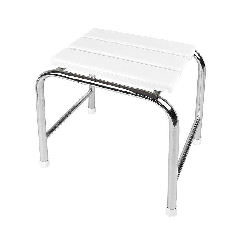 01 -ΛΕΥΚΟ Σκαμπό Γενικής Χρήσης με ύψος 40cm σε Λευκό 12-01 by ΕΒΙΟΠ - Image 1