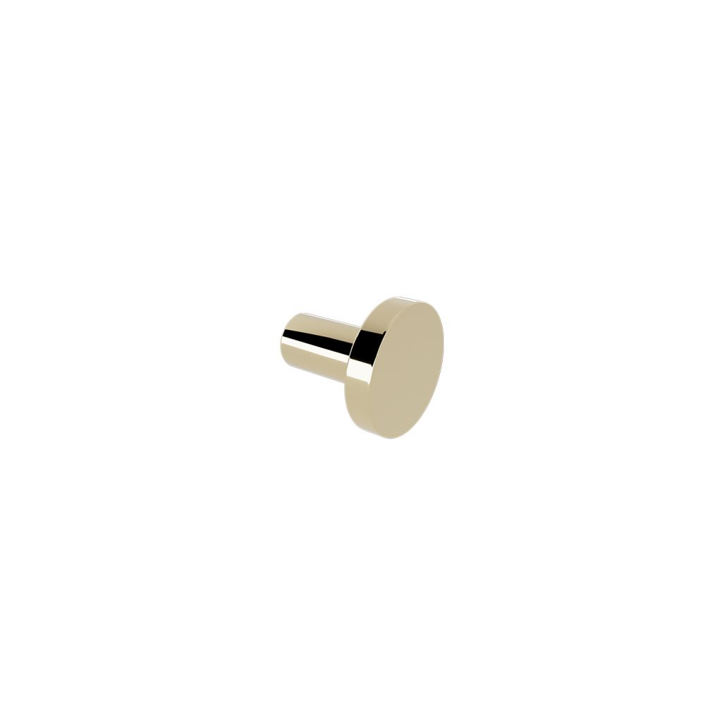 03_lamda_single_robe_hook_light_gold_GL-1024x1024 301.02.52 Άγκιστρο Lamda - Light Gold Gloss 38x40x38 by Verdi - Image 1