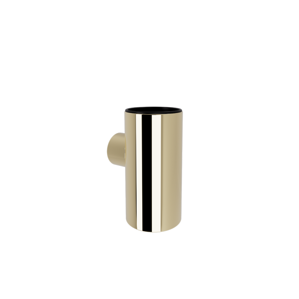 03_lamda_tumbler_solid_lightgold_GL-1024x1024 301.15.52 Μεταλλική Ποτηροθήκη Lamda - Light Gold Gloss 60x75x120 by Verdi - Image 1