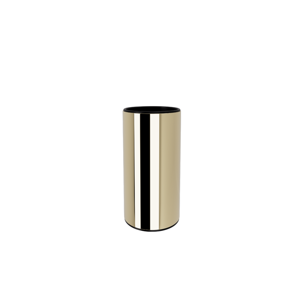 03_lamda_tumbler_solid_table_lightgold_GL-1024x1024 301.25.52 Μεταλλική Ποτηροθήκη Πάγκου Lamda - Light Gold Gloss 60x60x120 by Verdi - Image 1