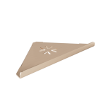 723.10.41 Σπογγοθήκη Γωνιακή Πρόσοψης 20mm Strantza - Rose Gold Mat 283x217x42 by Verdi