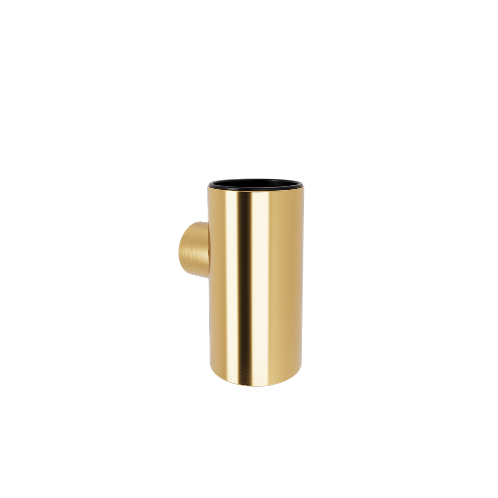 08_lamda_tumbler_solid_warmgold_BR-1024x1024 301.15.43 Μεταλλική Ποτηροθήκη Lamda - Warm Gold Mat 60x75x120 by Verdi - Image 1