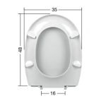 Καπάκι Τουαλέτας Βακελίτη APOLLO με Απλά Στηρίγματα σε Λευκό - 25 by ΕΒΙΟΠ - Image 2