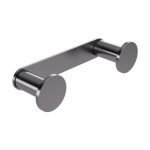 302.22.40 Διπλό Άγκιστρο Omicron  - Gun Metal Brushed 44x40x44 by Verdi