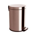 591.00.41 ΧΑΡΤΟΔΟΧΕΙΟ 6 ΛΙΤΡΩΝ / SOFT CLOSE SYSTEM Omicron - Rose Gold Brushed 215×315 by Verdi