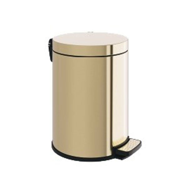 591.00.42 light brs 591.00.42 ΧΑΡΤΟΔΟΧΕΙΟ 6 ΛΙΤΡΩΝ / SOFT CLOSE SYSTEM Omicron - Light Gold Brushed 215×315 by Verdi - Image 1