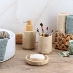 Σετ 3 τεμάχια αξεσουάρ μπάνιου p[olyresin 6646-6647-6648 Eurocasa