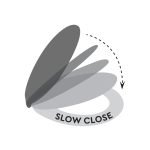 Καπάκι Τουαλέτας Βακελίτη ALPINA με Απλά Στηρίγματα (Universal) Soft Close, Thermoplast σε Λευκό - 1906 by ΕΒΙΟΠ - Image 4