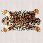 LEOPARD WITH HEAD SL7354 100x140