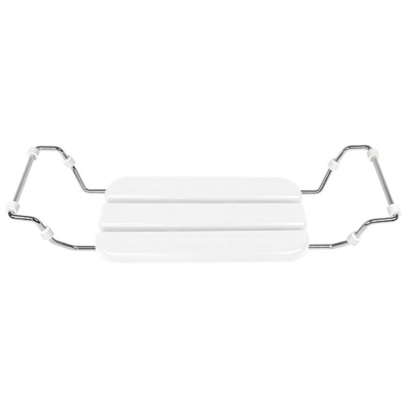 leyko Σκαμπό Μπανιέρας Ρυθμιζόμενο - Χωνευτό σε Λευκό 11-01 By ΕΒΙΟΠ - Image 1