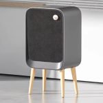 Κάδος Πλαστικός με Σένσορα 20lt Γκρι - Inox με Σένσορα και Ποδαράκια