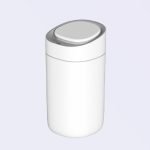 Κάδος Πλαστικός με Σένσορα 15lt Λευκό με Auto - Προσρόφηση Σακούλας