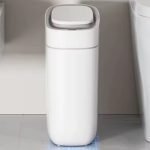 Κάδος Πλαστικός με Σένσορα 15lt Λευκό με Auto - Προσρόφηση Σακούλας - Image 2