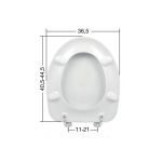 Καπάκι Τουαλέτας Βακελίτη Ρυθμιζόμενο - Υψηλής Αντοχής BAHAMA 2000 σε Μπέζ - 03.03 by ΕΒΙΟΠ - Image 2