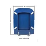 Καπάκι Τουαλέτας Βακελίτη Βαρέως Τύπου (Τετράγωνο Σχήμα) CONGA σε Μπλέ - 0506 by ΕΒΙΟΠ - Image 6