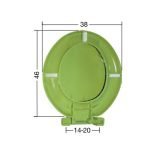 Καπάκι Τουαλέτας Βακελίτη EVIOP (με κυκλικό σχήμα) Universal σε Μπλε - 0106 by ΕΒΙΟΠ - Image 2