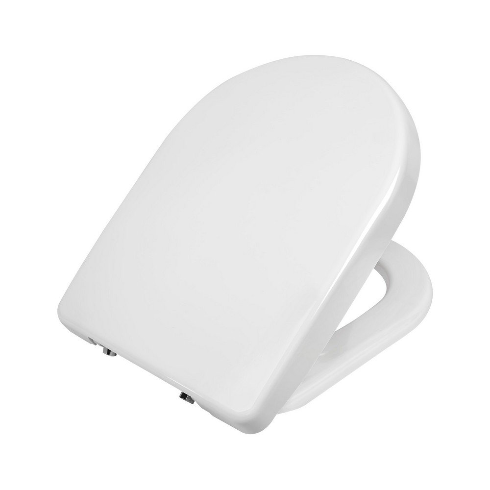 2- OLIMPOS Καπάκι Τουαλέτας Βακελίτη OLYMPOS D.SHAPE (Απλό Κλείσιμο) σε Λευκό - 2603 by ΕΒΙΟΠ - Image 1