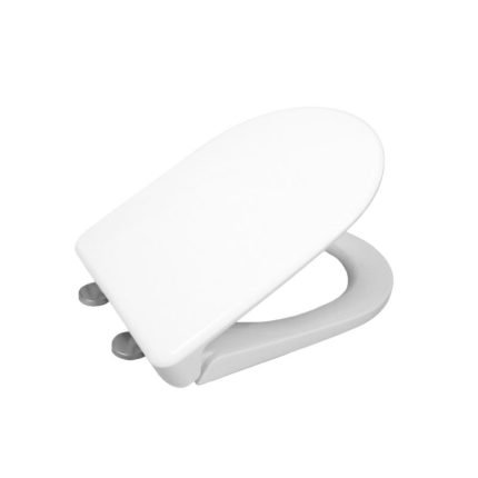 Καπάκι Τουαλέτας Πλαστικό ATLAS με Απλά Στηρίγματα Soft Close, Thermoplast σε Λευκό – 1905 by ΕΒΙΟΠ